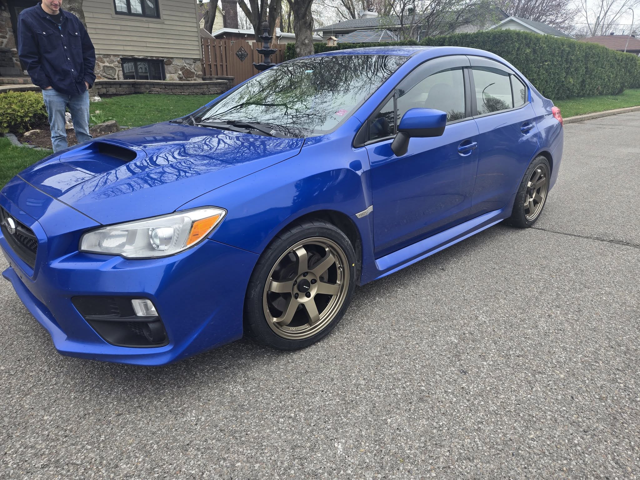 Subaru WRX 2021 — Mags Avid1 AV-06 Bronze 18" sur Firestone Indy500