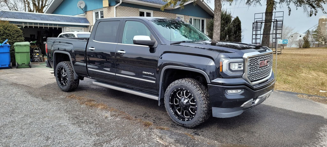 GMC Sierra Denali — Mags DTD Wheel LT Noir & Machiné 18 pouces