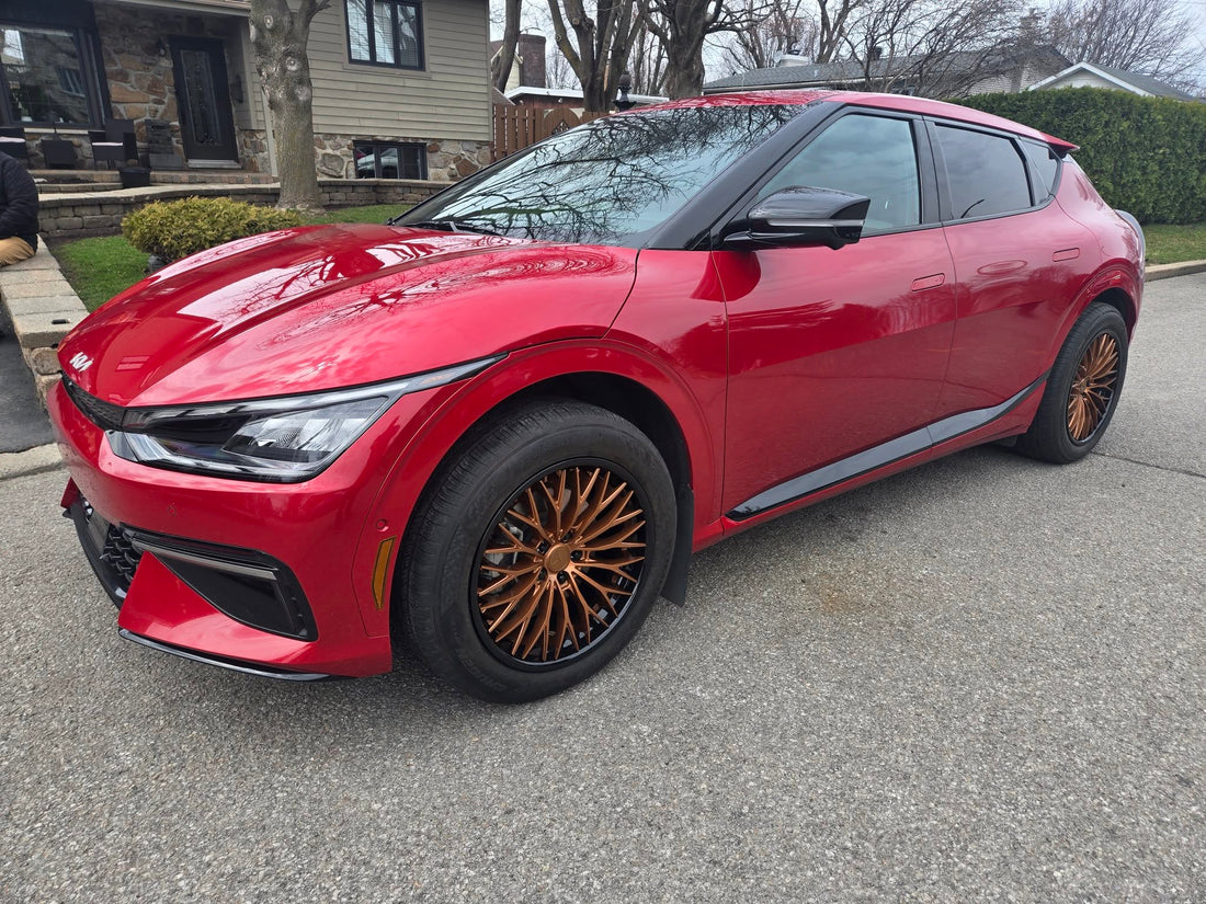 Kia EV6 2024 — Mags Sentali Forgé SB1 Bronze avec Clip Noir 19 pouces