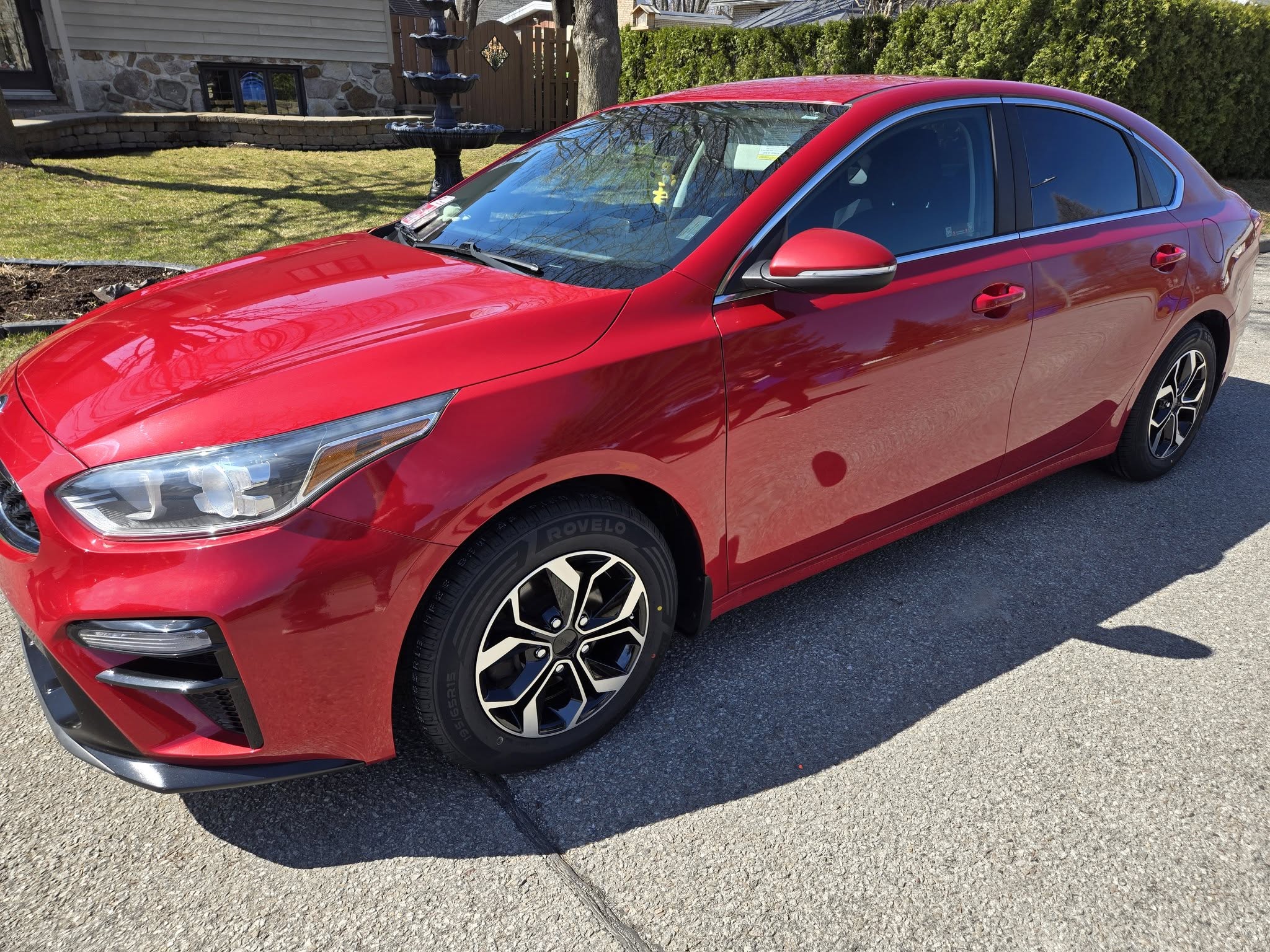 Kia Forte Sedan 2021 — Mags Replica R309 Noir & Machiné 15" sur Zeta Alventi