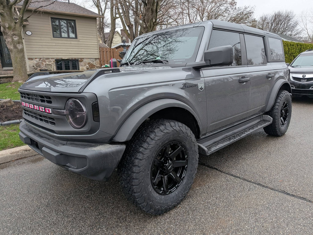 Ford Bronco 2025 — Mags DAI Barrett Noir Lustré 17 pouces