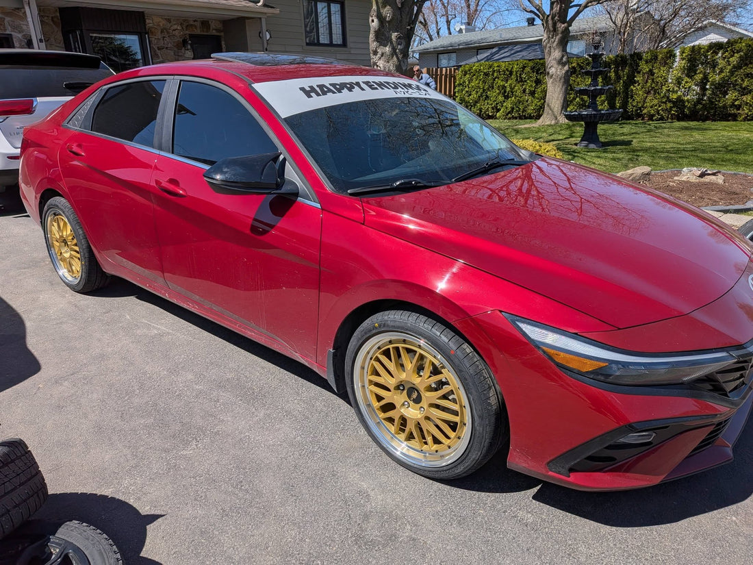 Hyundai Elantra 2023 — Mags 720Form FF14 Or et Machiné 18 pouces