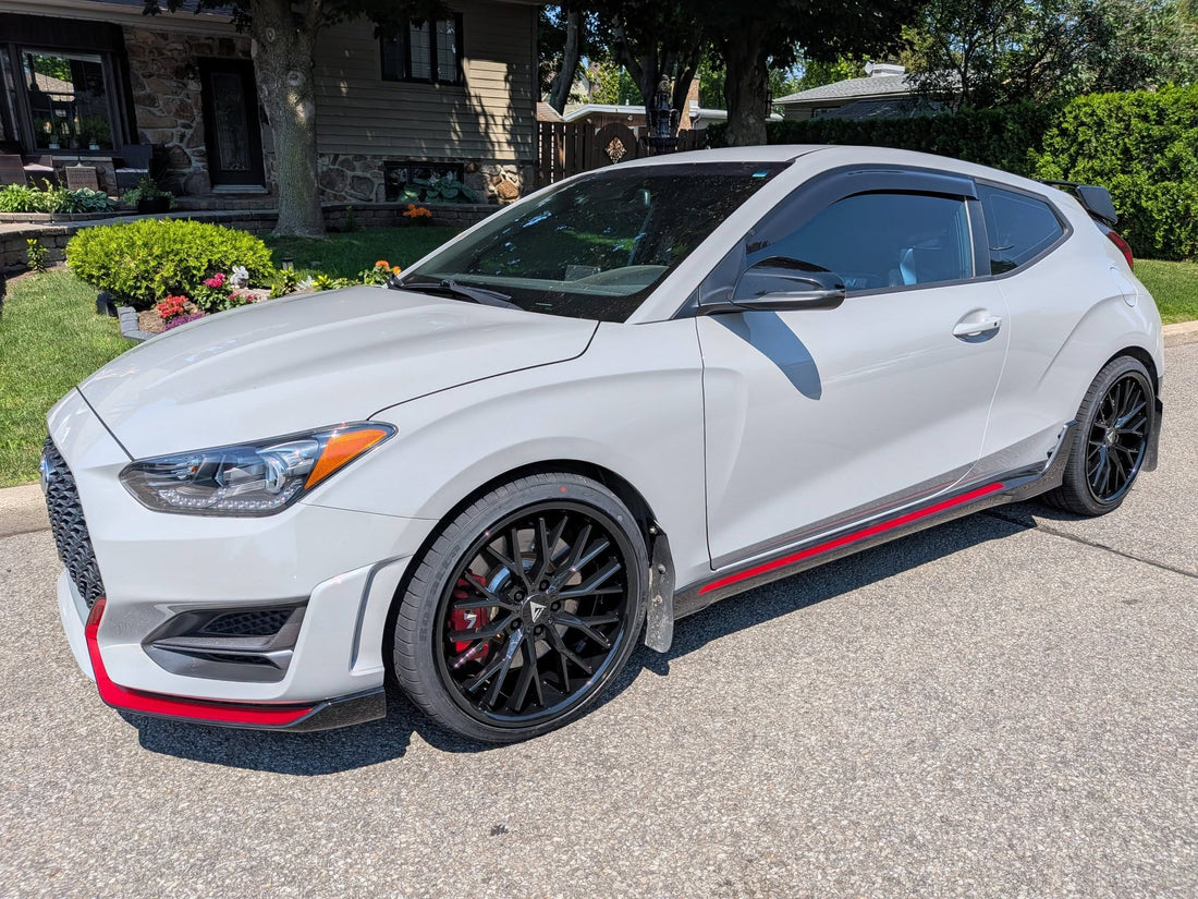 Hyundai Veloster N-Line 2020 — Mags Armed Wheel Shank Noir Lustré 19 pouces