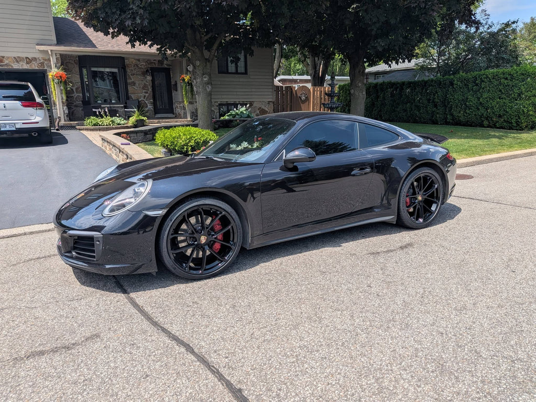 Porsche 911 Carrera 2017 — Mags Replica 295 Noir Lustré 20" Staggered sur Michelin Pilot AS4