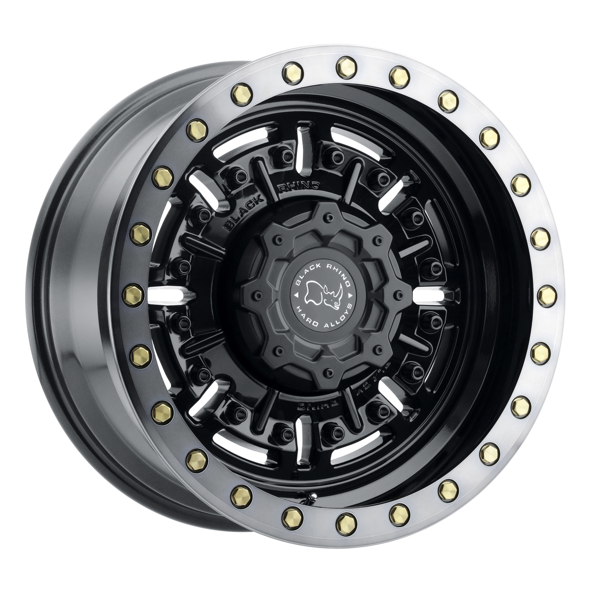 Black Rhino Abrams Textured Matte Gunmetal 17x9.5 ET-18 8x165.1 CB122.4