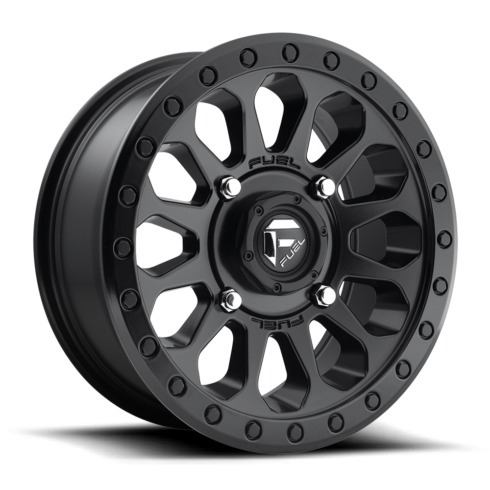 Fuel D601 Vector Matte Gunmetal Black Bead Ring 18x9 ET1 8x165.1 CB125.1