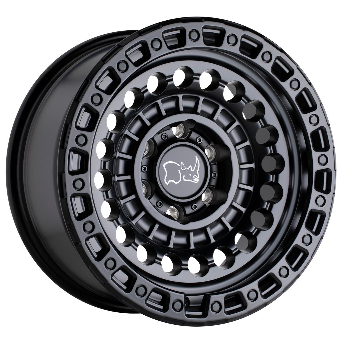 Black Rhino Sentinel Desert Sand W/ Black Ring 20x9.5 ET-18 8x165.1 CB125.1