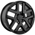 REPLICA 417 Noir lustré 18x7.5  5x114.3  Offset: 40  Hub: 64.1