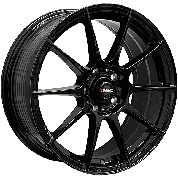 RAC RR15 Noir lustré 17x7.5  5x100  Offset: 40  Hub: 73.1