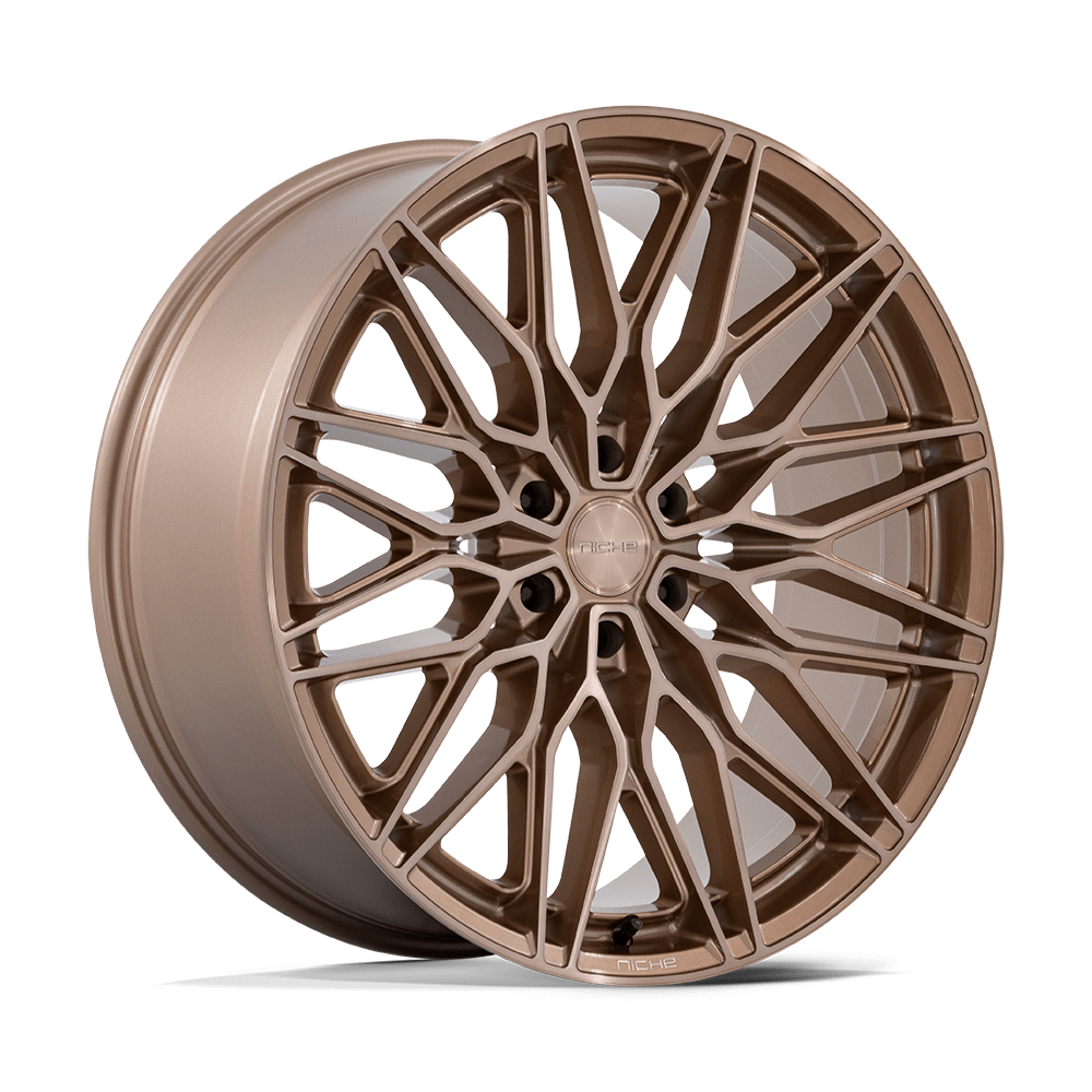 Niche Calabria 6 Matte Black Machined Dark Tint 24x10 ET30 6x135 CB87.1