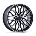 Niche NC277 Calabria 5 Gloss Black Machined 20x10.5 ET40 5x114.3 CB72.6