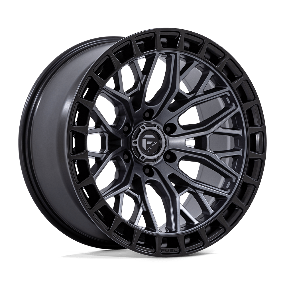 Fuel FC869 Sigma Matte Gunmetal W/ M-Blk Lip 20x9 ET1 6x139.7 CB106.1