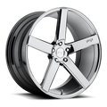 Niche Milan Gloss Black Brushed 19x8.5 ET35 5x114.3 CB72.6
