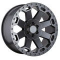 Black Rhino Warlord Matte Gunmetal 18x8 ET52 6x130 CB84.1