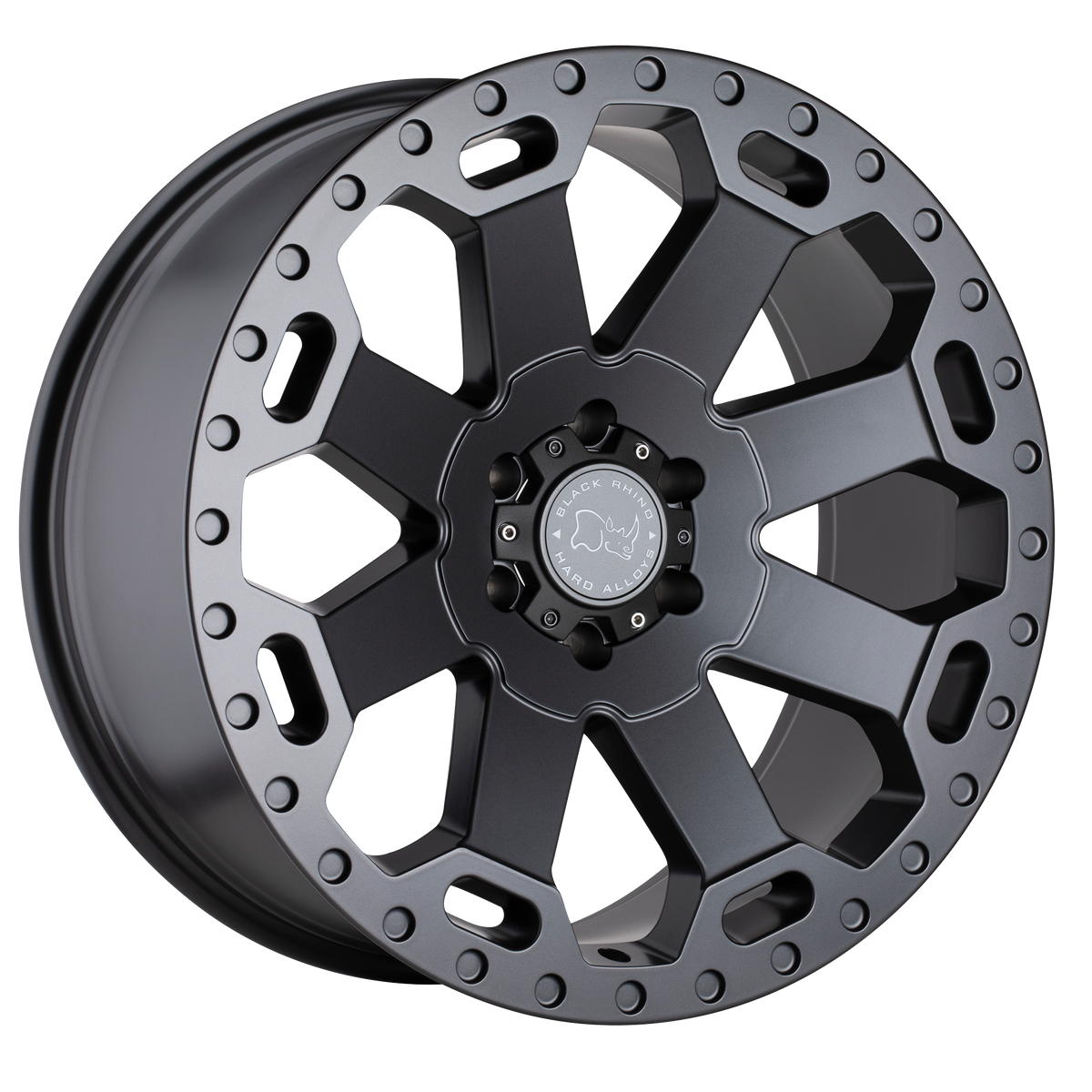 Black Rhino Warlord Matte Gunmetal 18x8 ET52 6x130 CB84.1