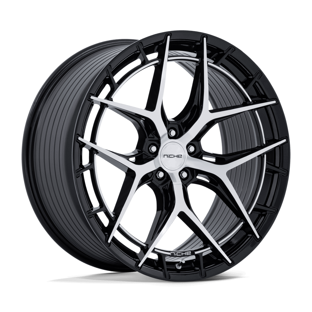 Niche NC286 Riviera Gloss Black 22x10.5 ET38 5x120 CB74.1