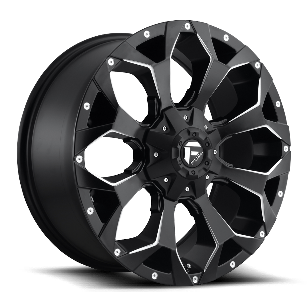 Fuel D787 Assault Matte Black Red Milled 17x8.5 ET14 6x120 CB66.9