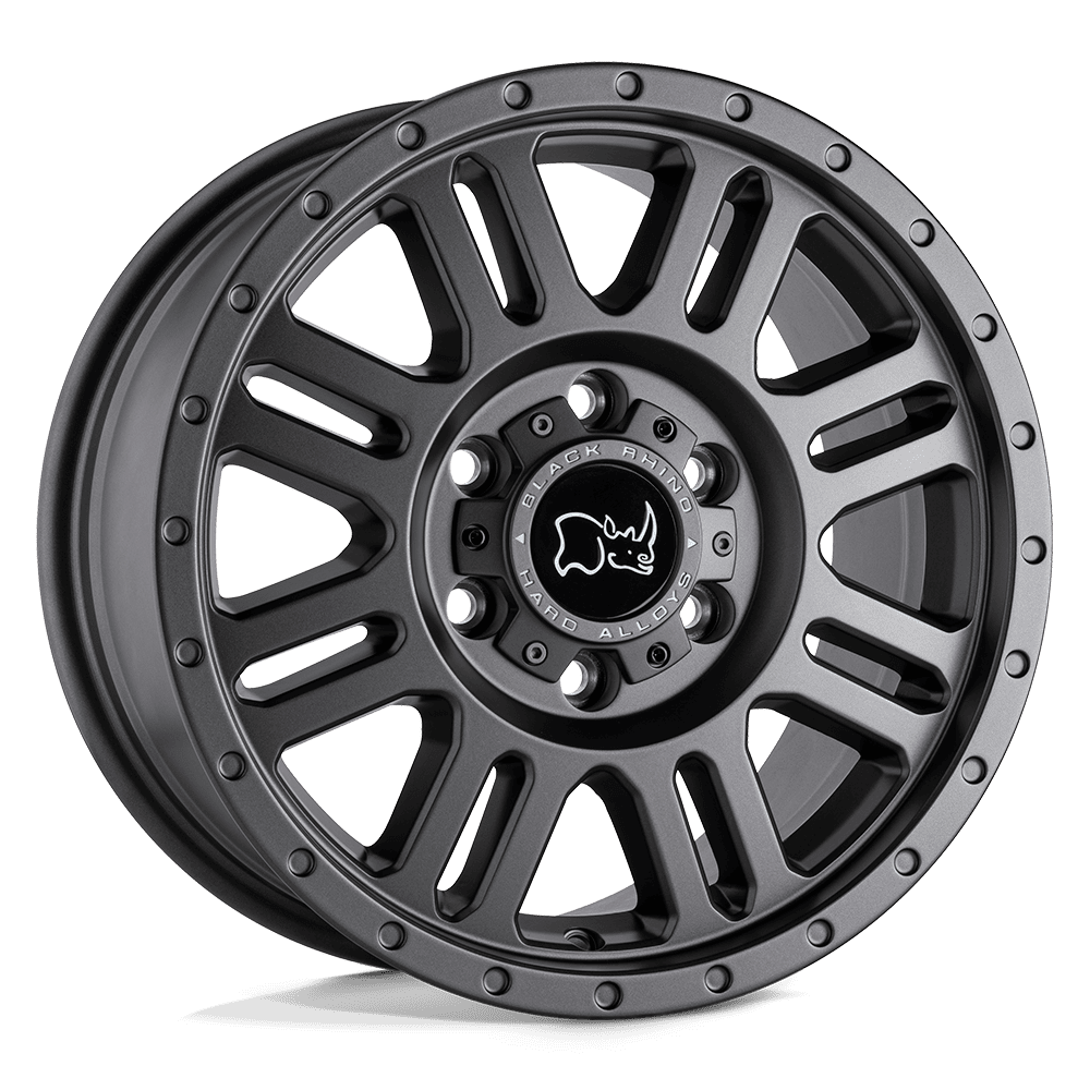 Black Rhino Yellowstone Matte Black 17x8 ET45 5x160 CB65.1