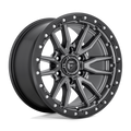 FUEL Rebel  MATTE GUN METAL BLACK BEAD RING  17x9     +1      106.1  Conical