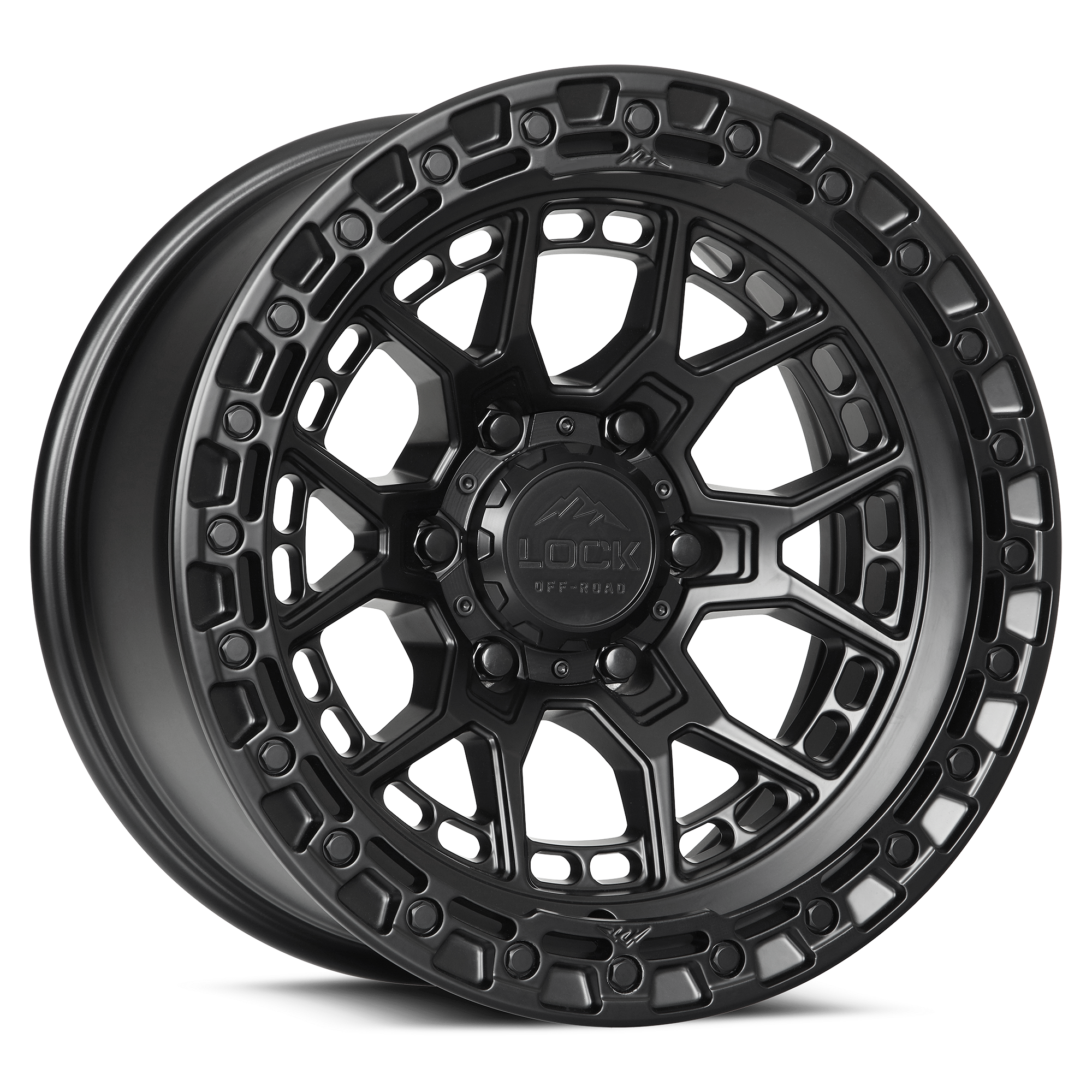LOCK Commando 20x10 6x139.7 Offset -12 CB 106.2 Matte Black