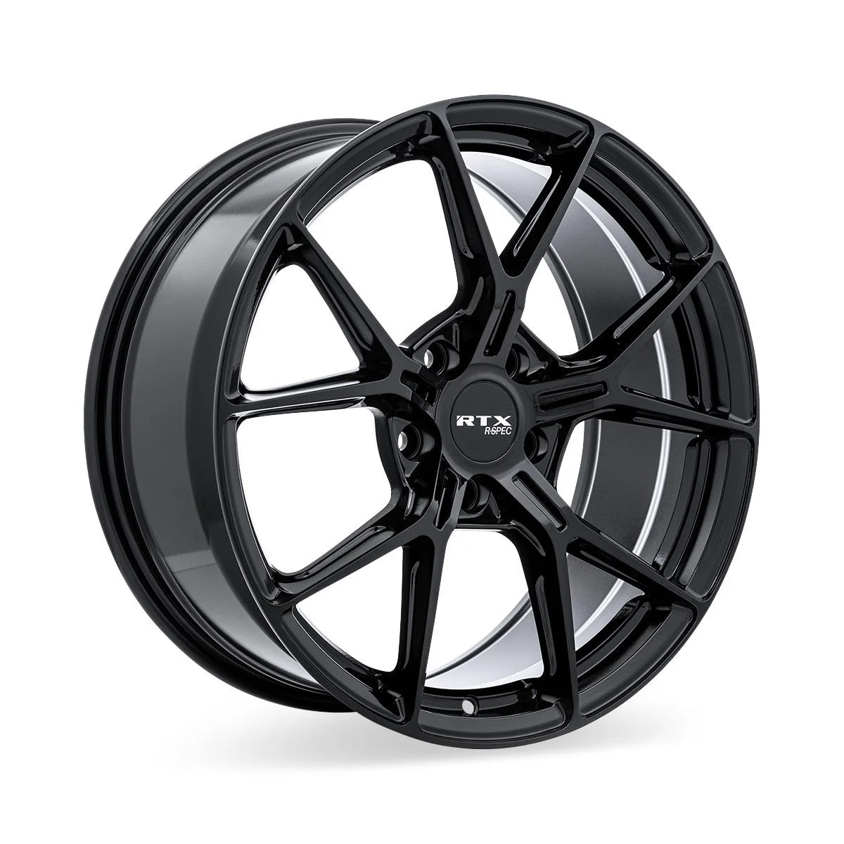 RTX RS01 17x7.5 5x114.3 offset 38 cb 67.1 Gloss Black