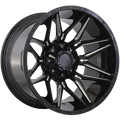 Ruffino XR111 Noir lustré - Rebord usiné 20x12  6x135/6x139.7  Offset: -44  Hub: