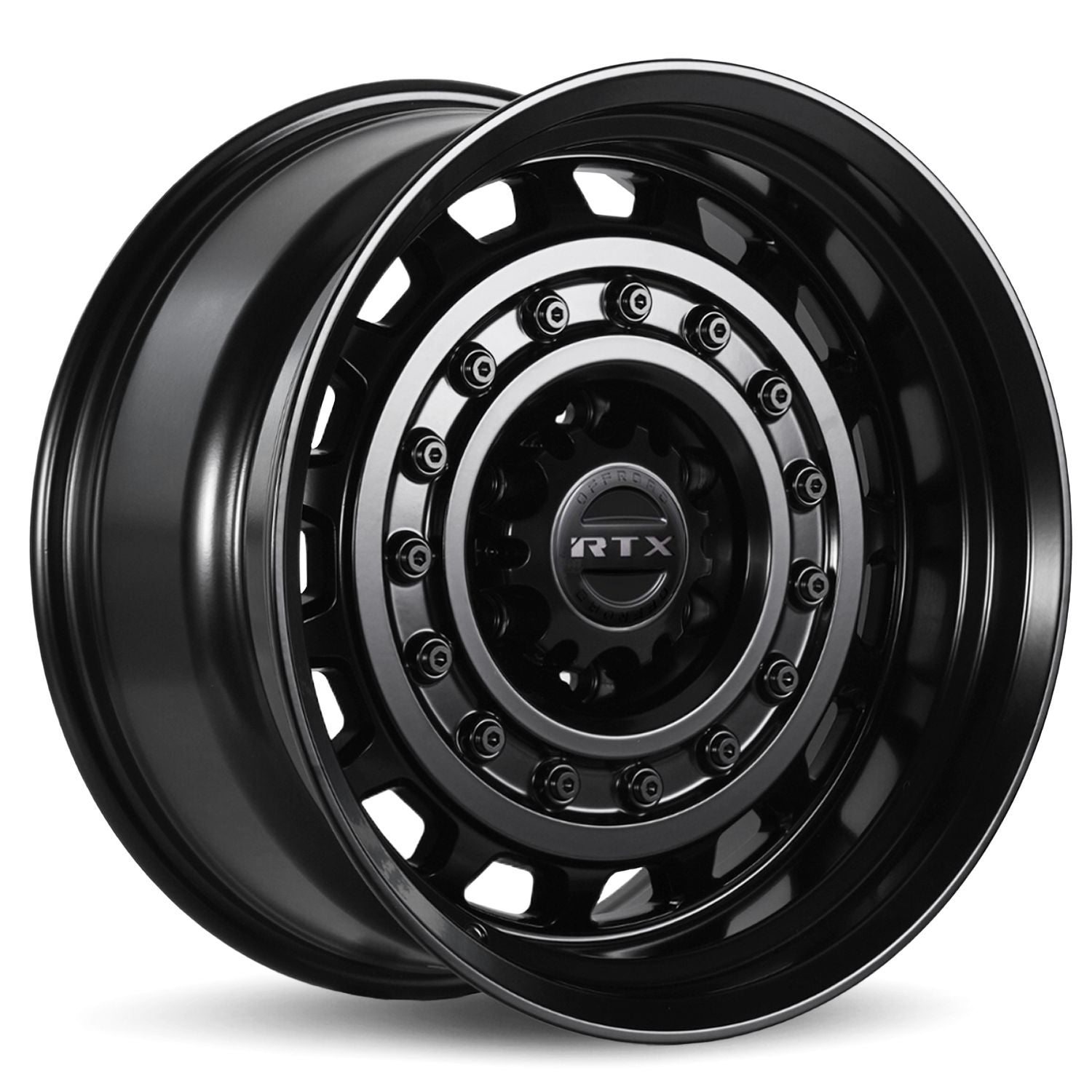 RTX Crusader 17x9 5x127 offset -15 cb 71.5 Satin Black