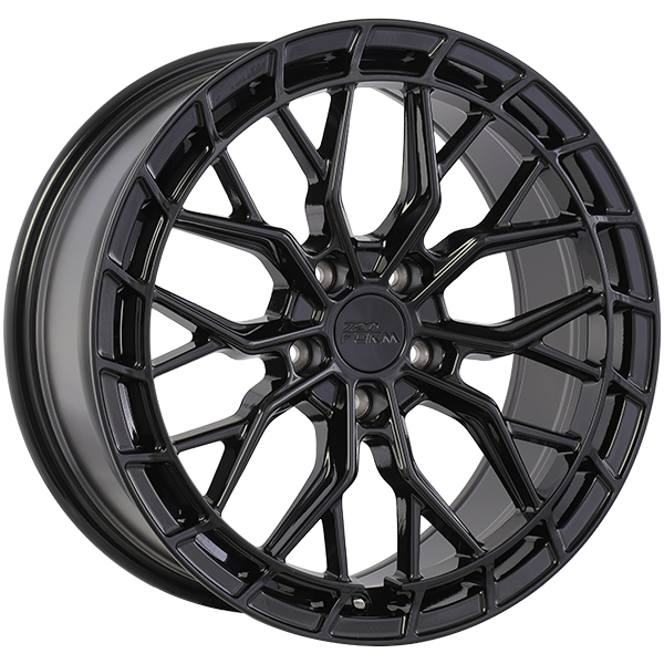720Form FF19 Noir lustré 19x8.5  5x108  Offset: 45  Hub: 63.4