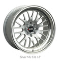 XXR 531 Hyper Silver / ML  18x8.5      ET: 35       72.56  Conique    5X112 5X12