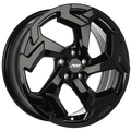 REPLICA 221 Noir lustré 17x7.0  5x100  Offset: 45  Hub: 56.1