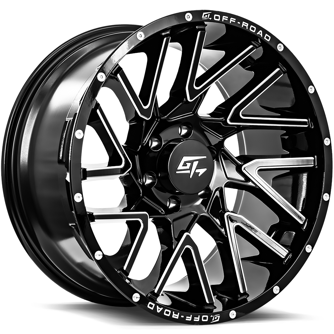 Armed Offroad CARNAGE 125 20x9 8x170 Offset 0 GLOSS BLACK MILLED ARMED