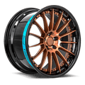 Sentali Barrel Forged SB2 20x9 5x120 25 Gloss Black Lip / Gloss Bronze Centre