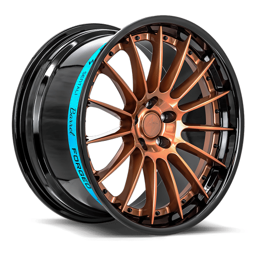 Sentali Barrel Forged SB2 22x10.5 5x112 25 Gloss Black Lip / Gloss Bronze Centre