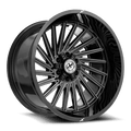 XF-239 20x9 5x127/5x139.7 12 Gloss Black Milled