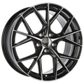 DAI A-SPEC Noir lustré - Façade machinée 14x6.0  4x100  Offset: 35  Hub: 73.1