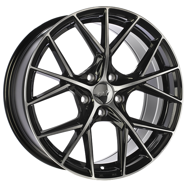 DAI A-SPEC Noir lustré - Façade machinée 14x6.0  4x100  Offset: 35  Hub: 73.1