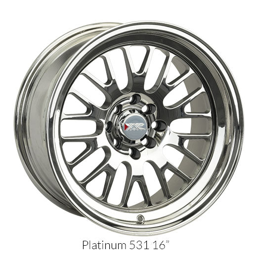 XXR 531 PLATINUM  17x8      ET: 35       73.1  Conique    5X100 5X114.3