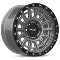 RTX Striker 20x9 6x139.7 offset 10 cb 106.1 Gun Metal Black Lip
