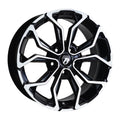 Bad Boy Wheels BBW1058 17x7 5x114.3 offset 40 cb 67.1 Black & Machined Face