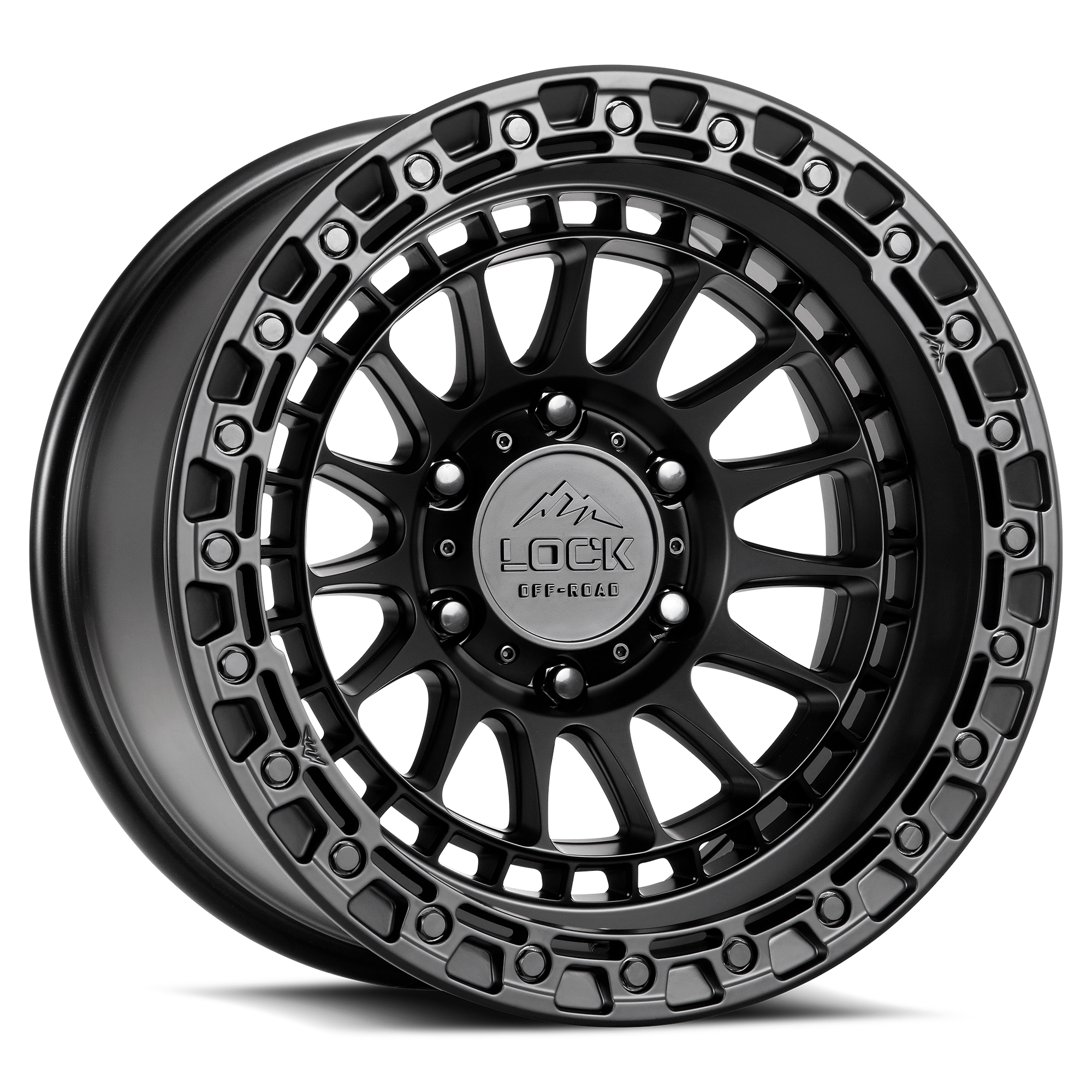LOCK Mojave 17x9 6x139.7 offset 0 cb 106.2 Matte Black