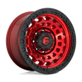 FUEL ZEPHYR  CANDY RED BLACK BEAD RING  17x9     -12      71.5  Conical     5X12
