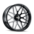 CALI INVADER GLOSS BLACK MILLED  20x12      ET: -51       125.2  Conical    8X16