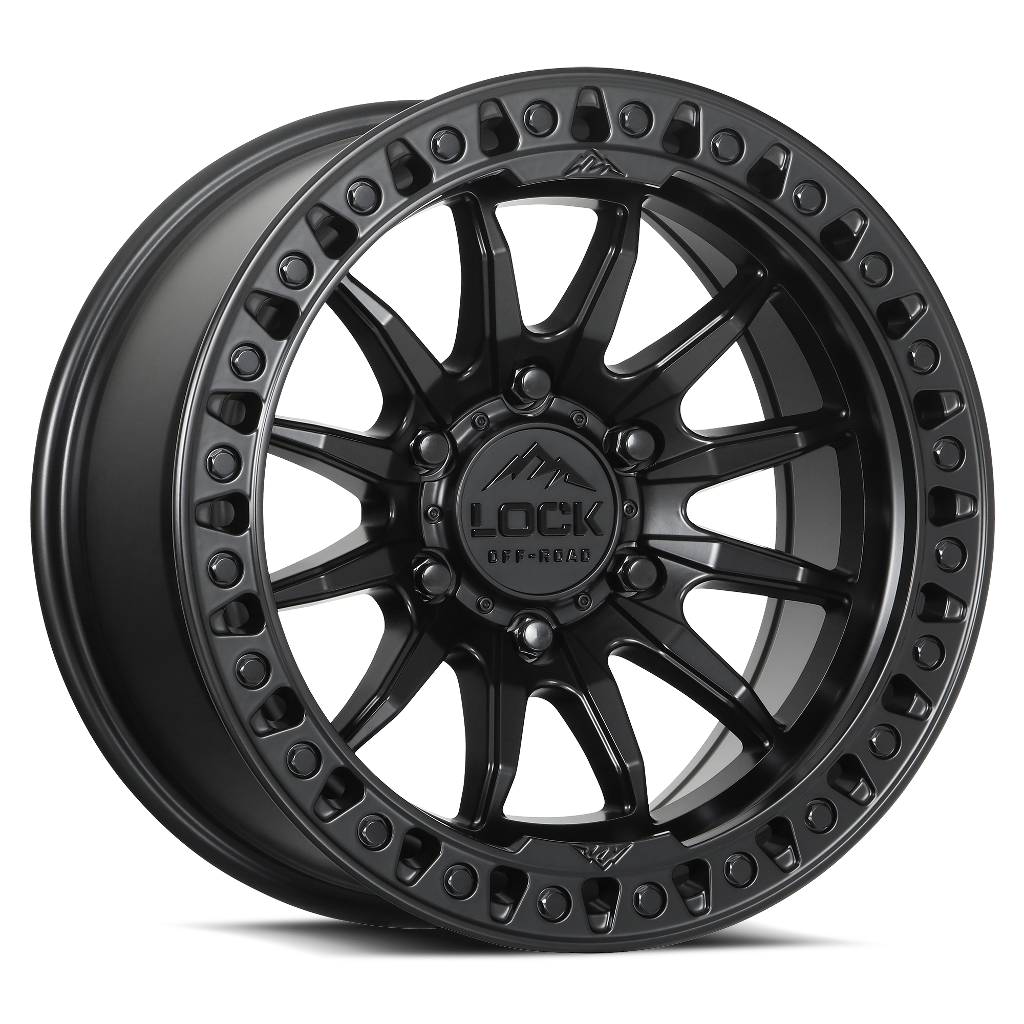 LOCK Trail 17x9 6x139.7 Offset +1 CB 106.2 Matte Black