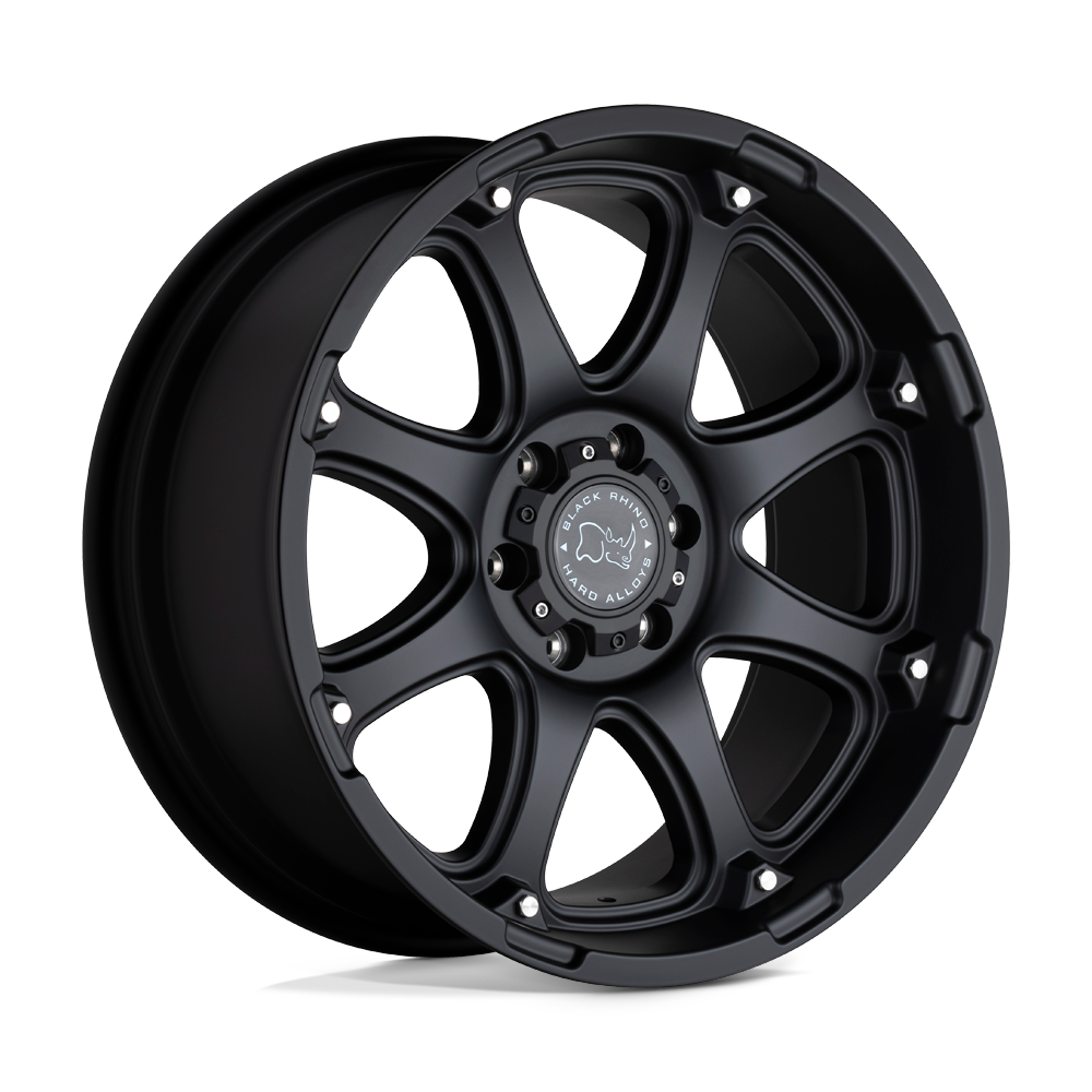 BLACK RHINO GLAMIS  MATTE BLACK  17x9     -12      112,1  Conical     6X139.7