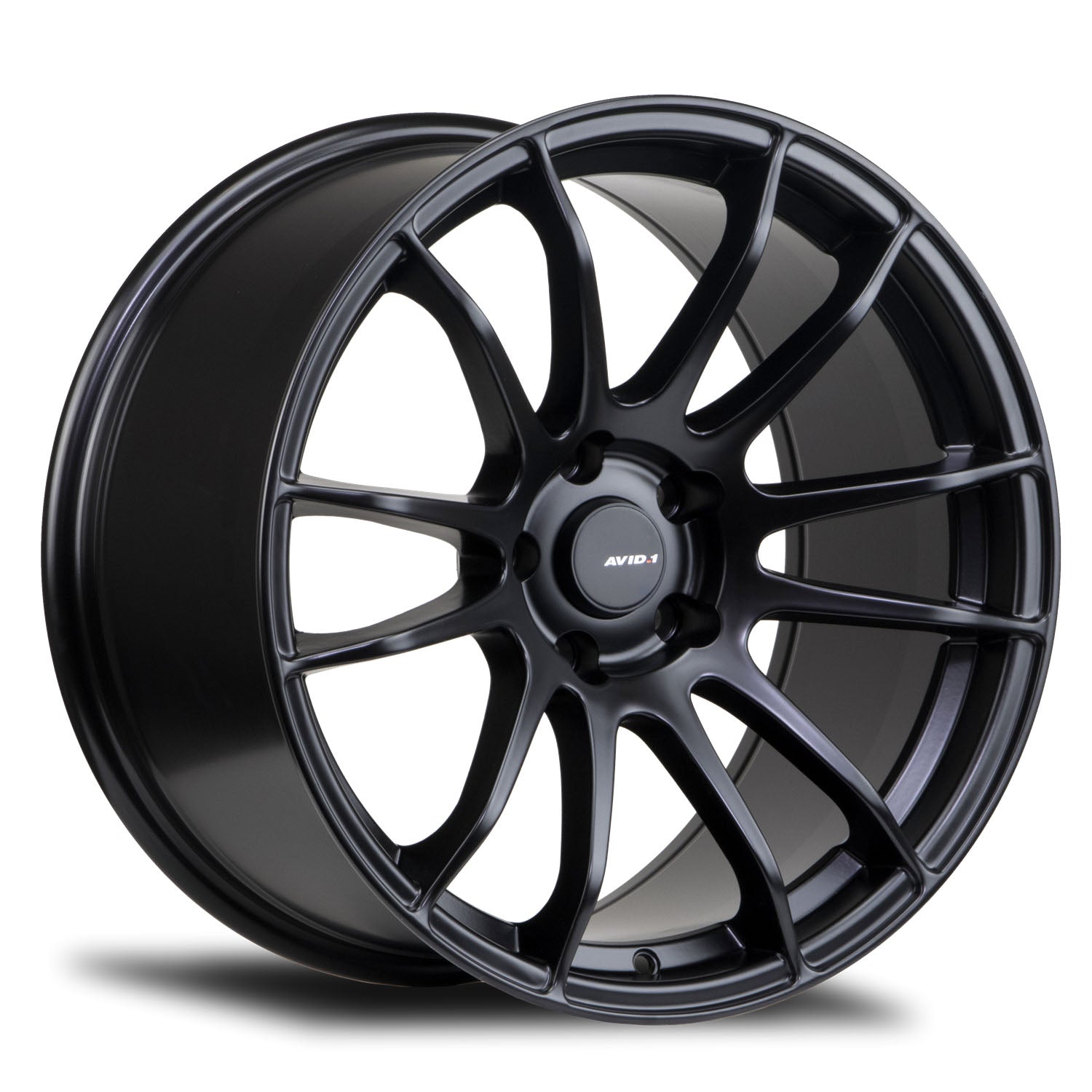 AVID1 AV-20  MATTE BLACK  18x9.5     +38      73.1  Conical     5X114.3
