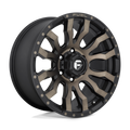 FUEL BLITZ  MATTE BLACK DOUBLE DARK TINT  20x9     +1      106.1  Conical     6X