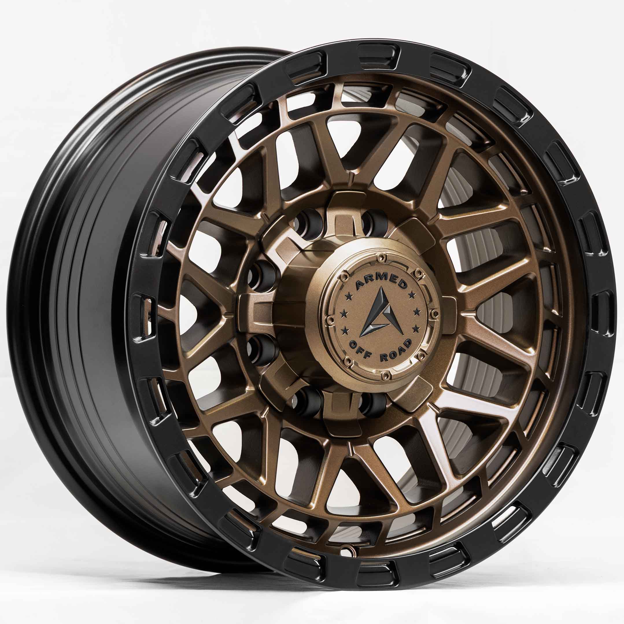 Armed Offroad TANK 108.1 18x9 6x135 & 6x139.7 12 MATTE BLACK + BRONZE FACE