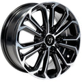 Bad Boy Wheels BBW667 15x6.5 5x100 offset 38 Black & Machined