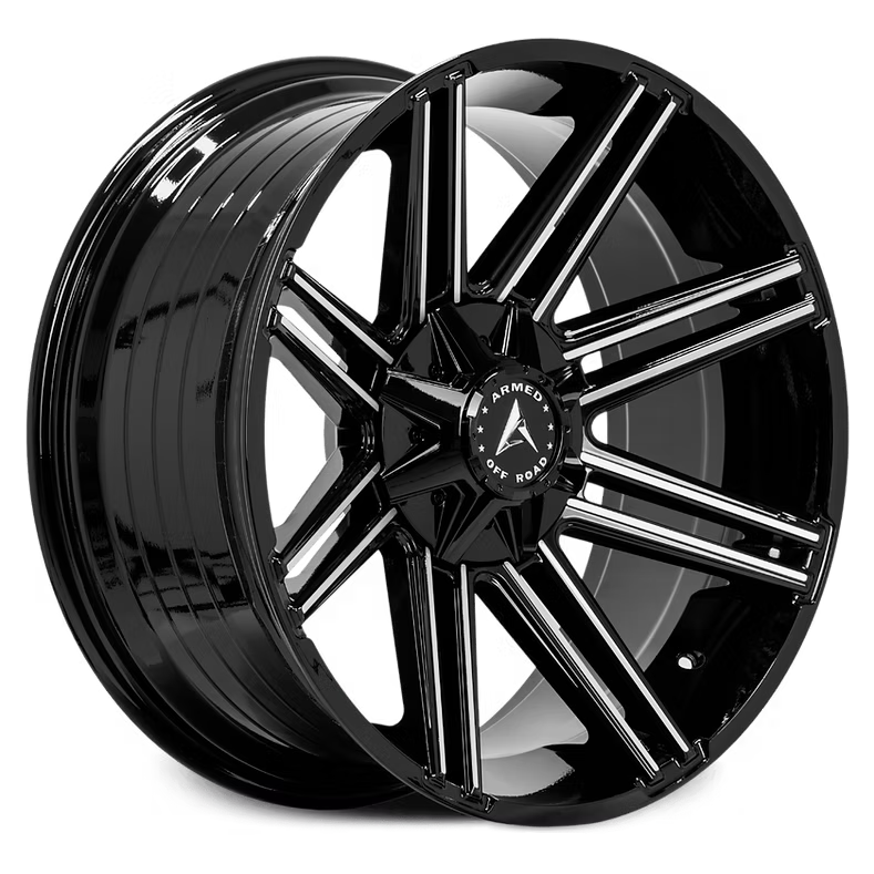 Armed Offroad CHOPPER 22x12 6x135 6x139.7 -44 GLOSS BLACK MACHINED