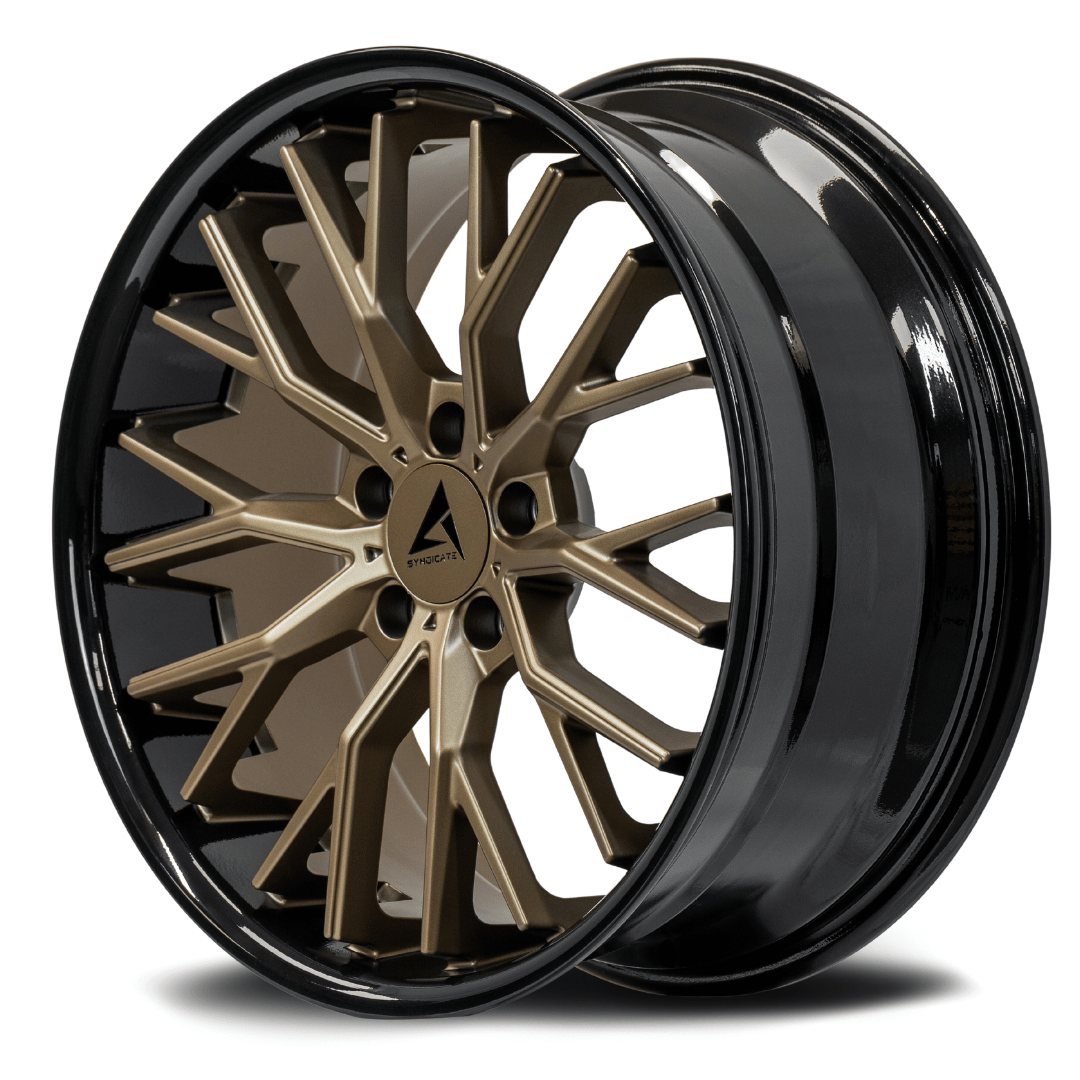 Armed Syndicate SHANK 74.1 19x8.5 5x108|5x110 35 MATTE BRONZE FACE + GLOSS BLACK